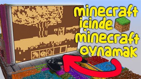 Minecraft ın içinde minecraft oynamak